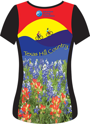 Adventure Cycling Texas Hill Country Short Sleeve Jersey