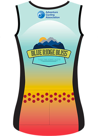 Adventure Cycling Blue Ridge Bliss Sleeveless Jersey