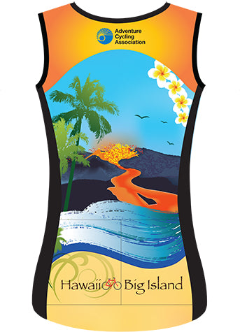 Adventure Cycling Hawaii Big Island Sleeveless Jersey