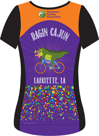 Adventure Cycling Ragin Cajun Short Sleeve Jersey